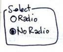 radio buttons